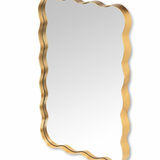 Scallop Edge Rectangular Mirror