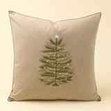 Embroidered Tree Pillow