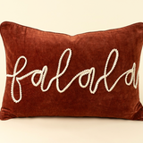Fa La La Velvet Pillow