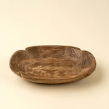 Oval Spade Carved Dish