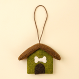 Dog House Felt Ornament