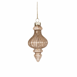 Amber Glass Ornament