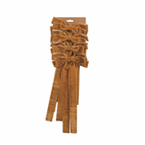 Velvet Ribbon Ornaments - Set/4