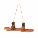 Wooden Snowboard Ornament