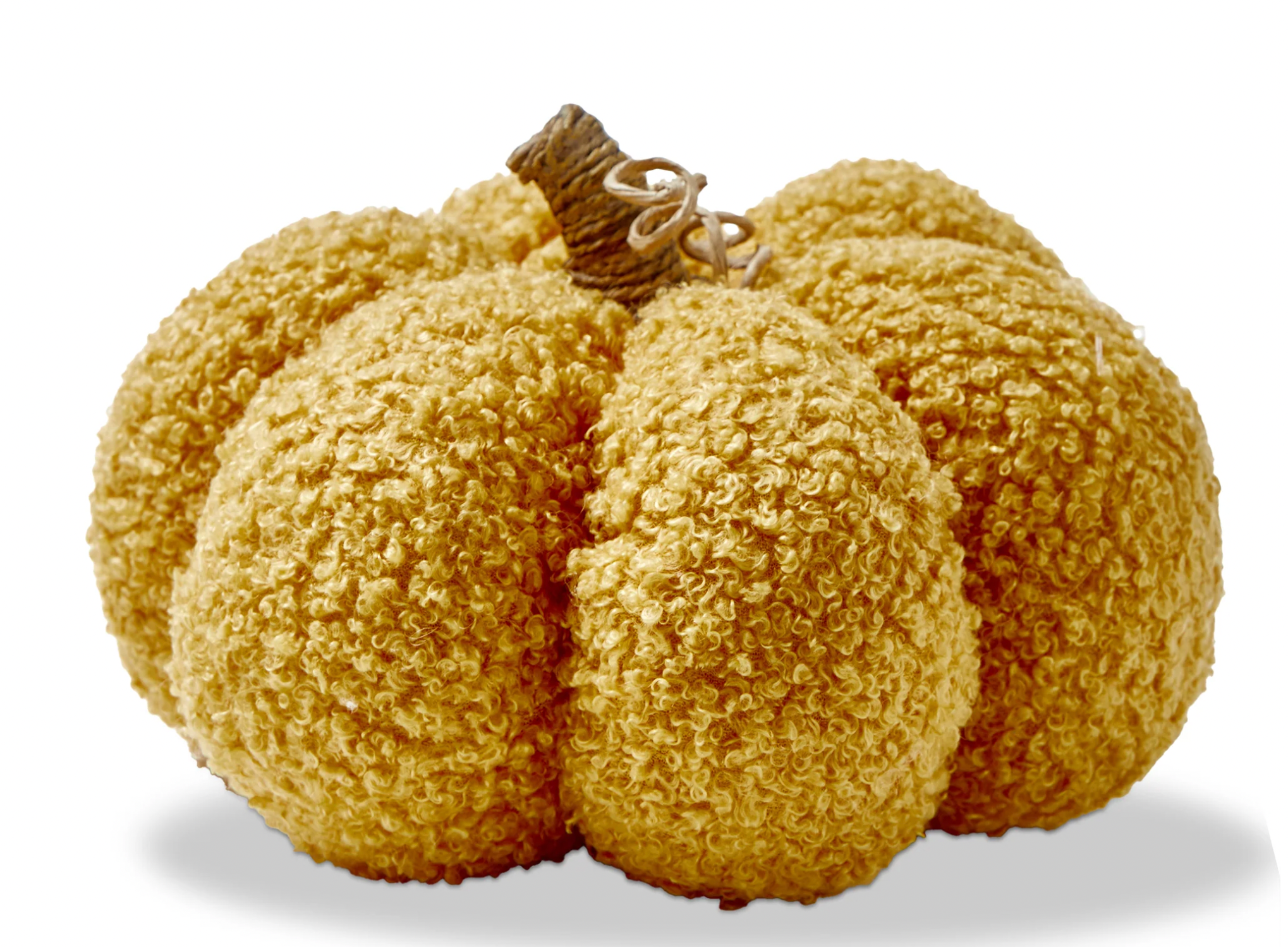 Boucle Pumpkin Decor - Sunny Yellow