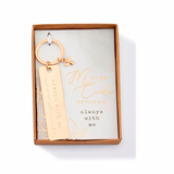 Morse Code Memorial Keychain