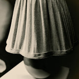 Cordane Pleated Linen Olive Table Lamp