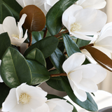 Magnolia Faux Flowers with Leaves: Medium
