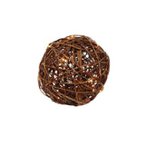 Unpeeled Willow Ball With LED Lights - Medium