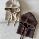 FUZZY ALPACA BALACLAVA - NEUTRAL: Walnuts Brown
