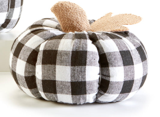 Plaid Plush Pumpkins