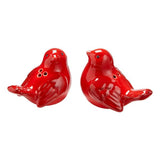 Cardinal Salt and Pepper Shakers