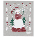 Snowman Swedish Dishcloth