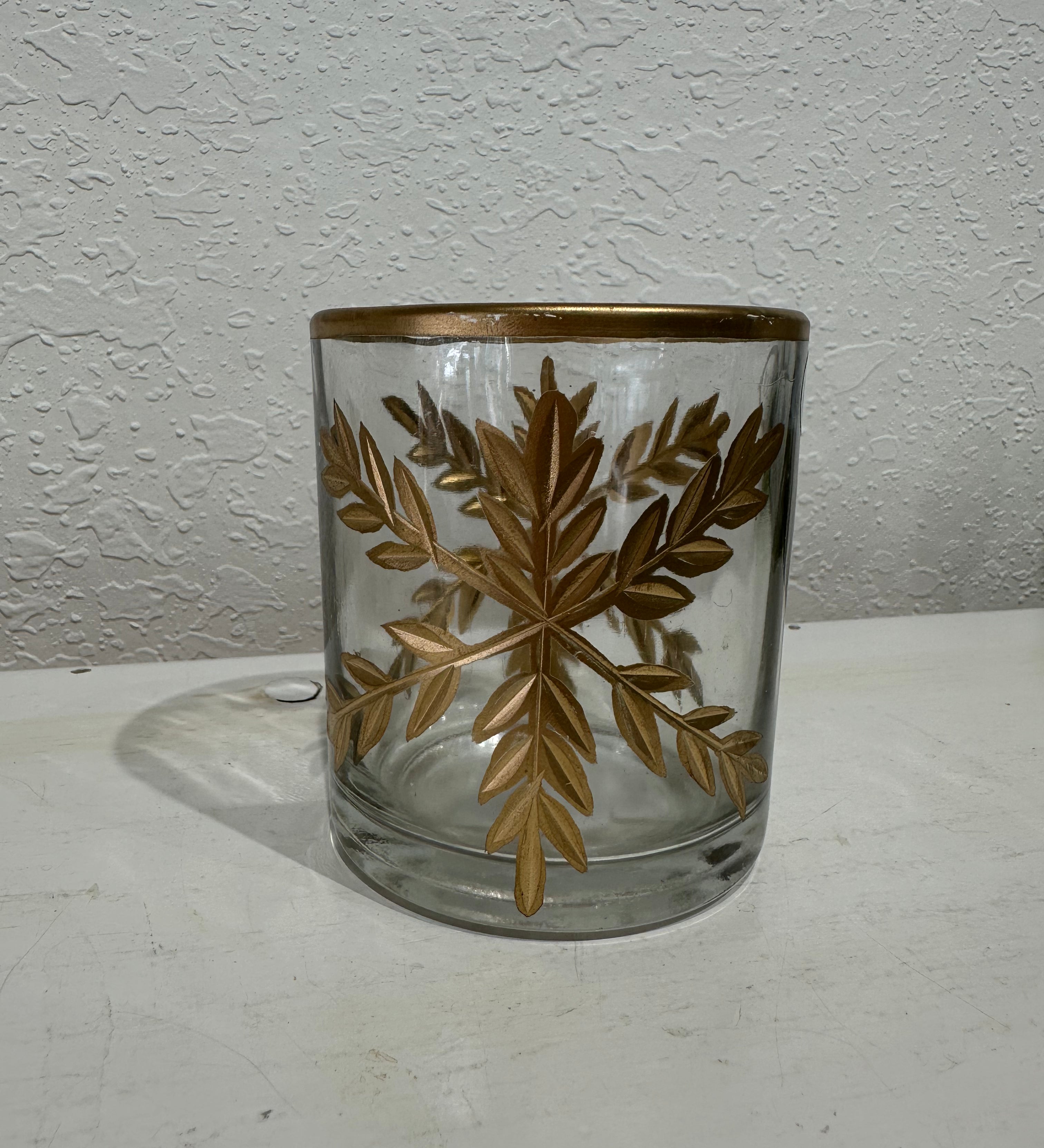 Gold Snowflake Tea light Holder