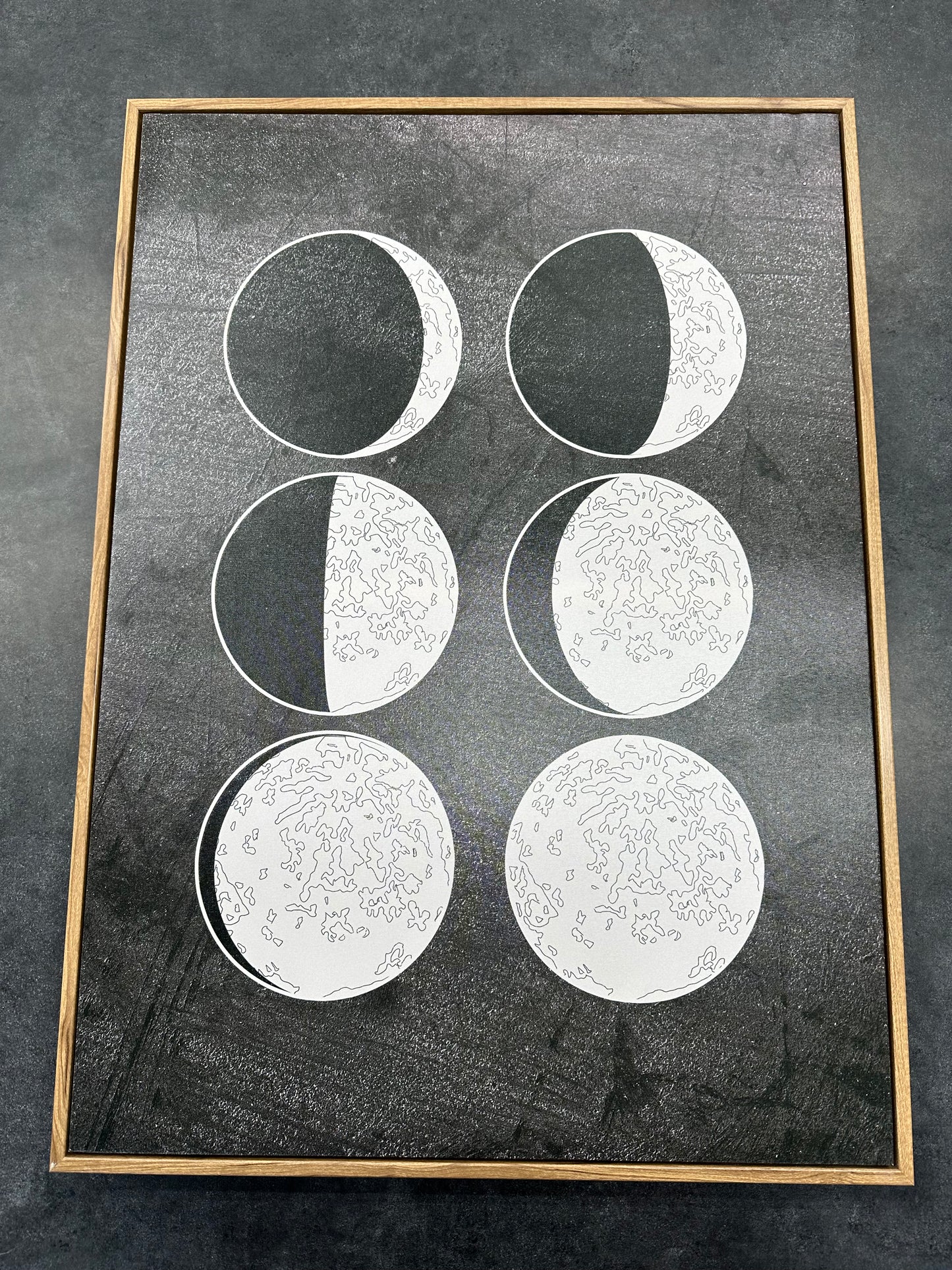 Moon Phases Canvas Print