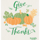 Give Thanks Swedish Dishcloth