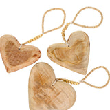 Wooden Heart Ornament