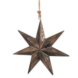 Rustic Wooden Star Ornament