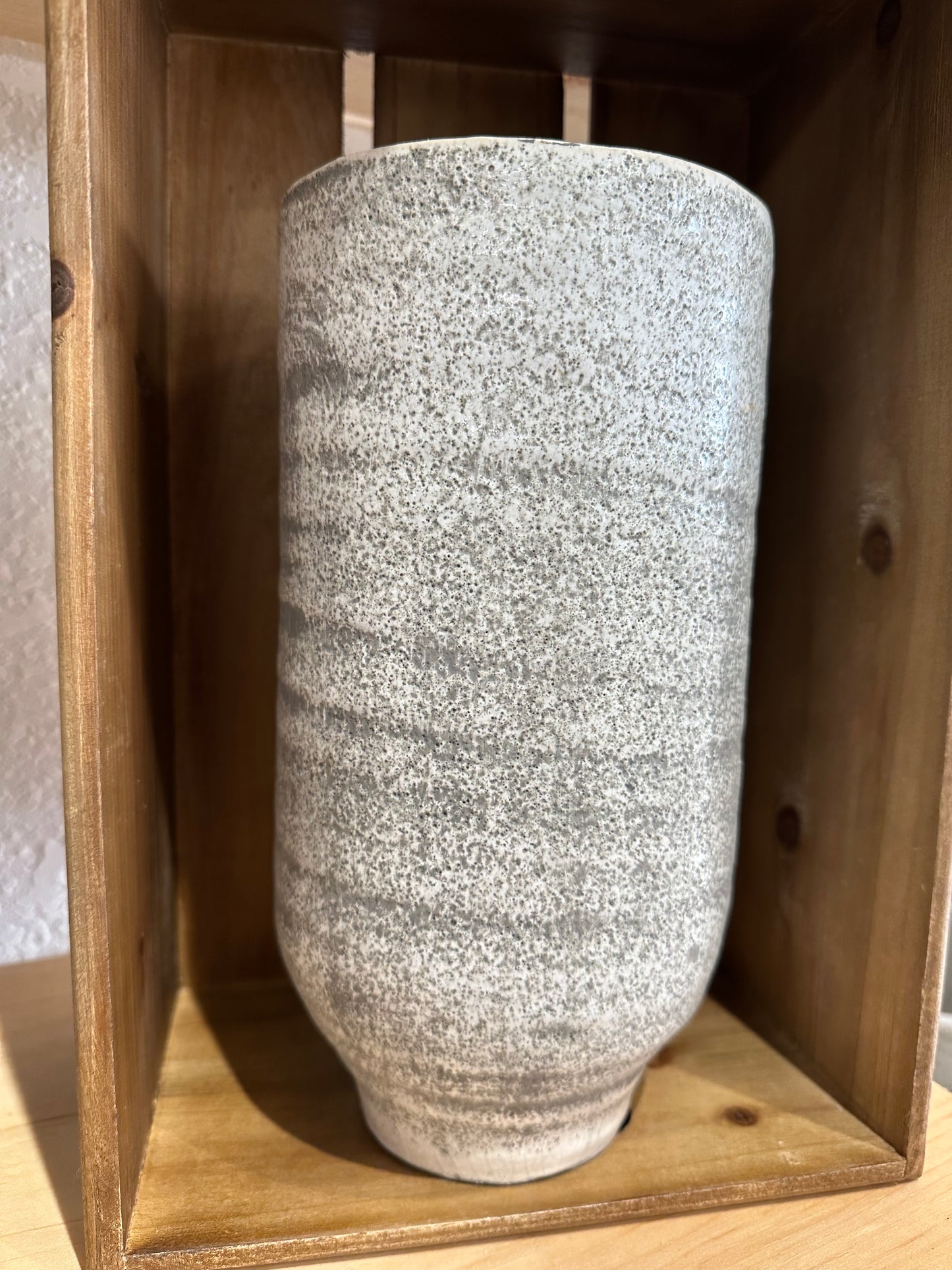 Tall Grey Pot