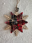 Wooden Snowflake Ornament