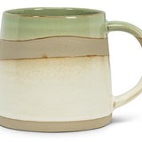 Rustic Style Mug - Sage + Tan