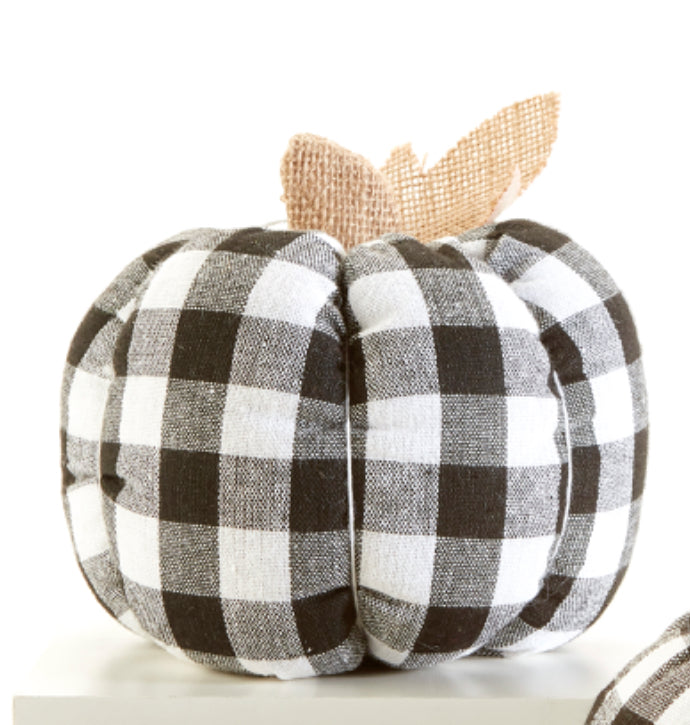 Plaid Plush Pumpkins