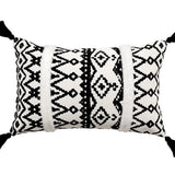 Black + White Aztec Pillow