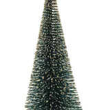 Emerald Glitter Brush Tree