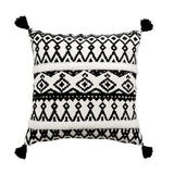 Black + White Aztec Pillow