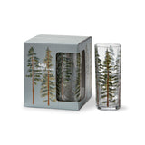 Tree Line Cocktail Glasses - Set of 4