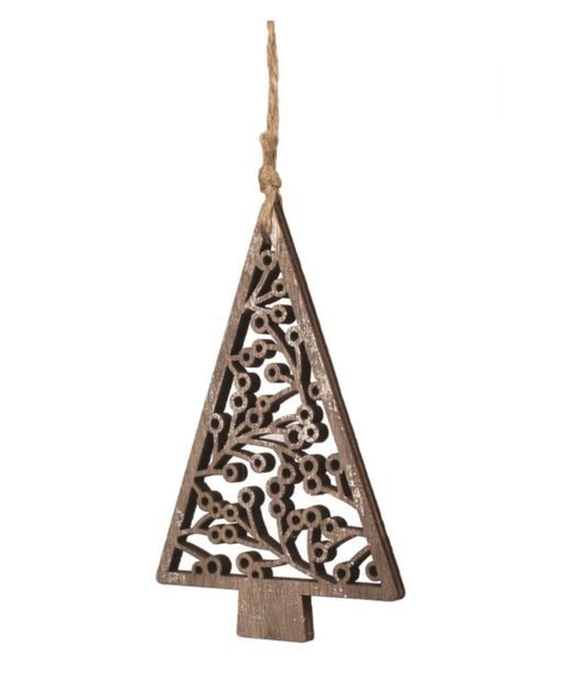 Wooden Tree Ornament