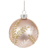 Glitter Branch Ball Ornament