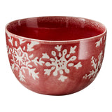 Snowflake Bowl - Red