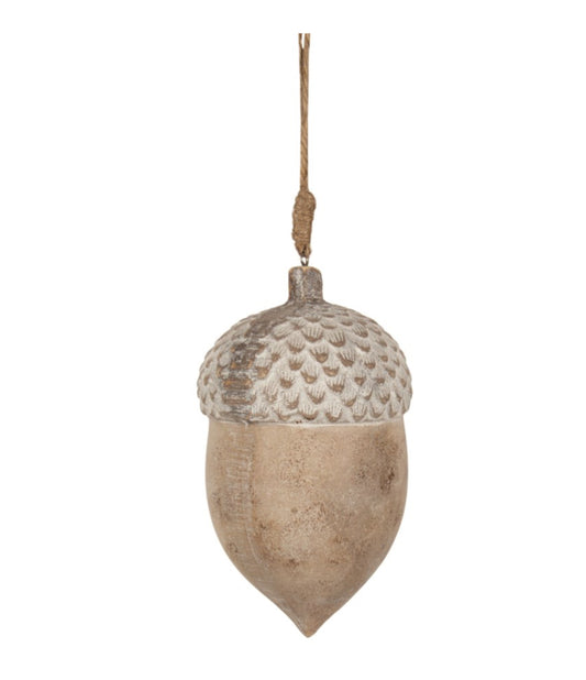 Wooden Acorn Ornament