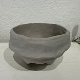 Paper Mache Bowl Grey