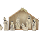 Children's Wooden Nativity Set
