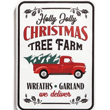 Holly Jolly Chirtsmas Tree Farm sign