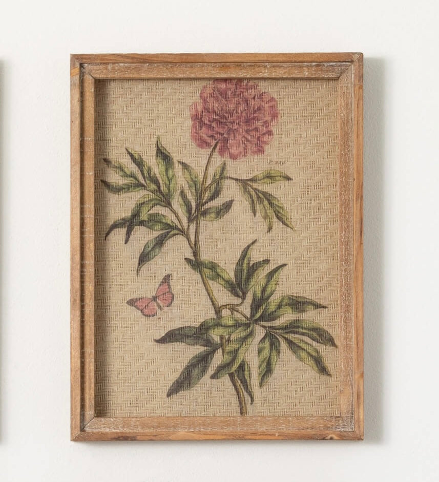Vintage Wildflower Framed Art