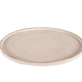 Painted Ivory Wood Tray