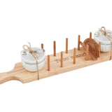 Wood Taco Stand Set