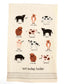 Farm Animal Tea Towel Assorted