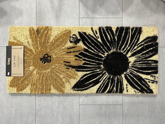 Bee and Sunflower Door Mat