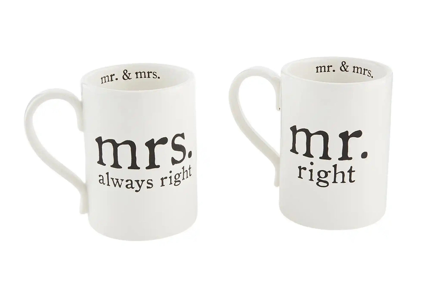 Mr. & Mrs. Coffee Mug Set