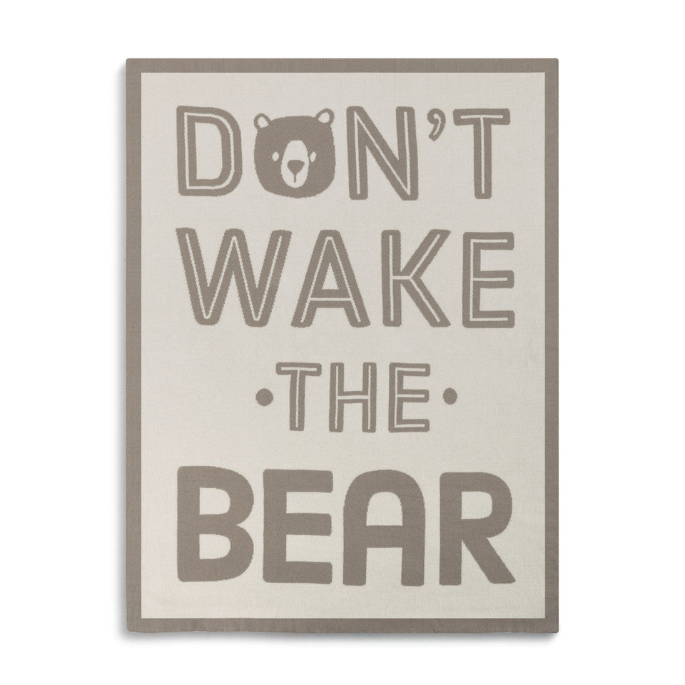 Don't Wake The Bear - Woven Blanket