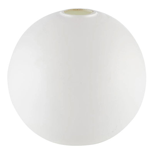 White Matte Round Vase