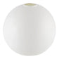 White Matte Round Vase